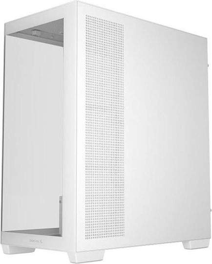 Deepcool CG580 Gaming Midi-Turm Computergehäuse mit Seitenfenster Weiß