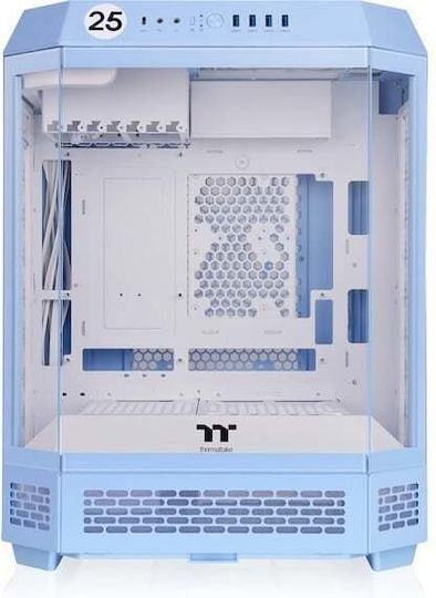 Thermaltake Thermaltake Tower 600 Gaming Midi-Turm Computergehäuse mit Seitenfenster Blau