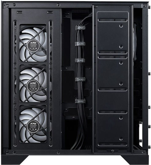 Adata Invader X Gaming Midi Tower Computer Case with Side Window Black