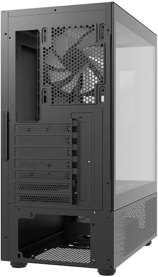 Adata Invader X Gaming Midi Tower Κουτί Υπολογιστή με Πλαϊνό Παράθυρο Μαύρο