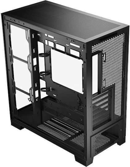 Modecom Volcano Space Gaming Midi-Turm Computergehäuse mit Seitenfenster Weiß