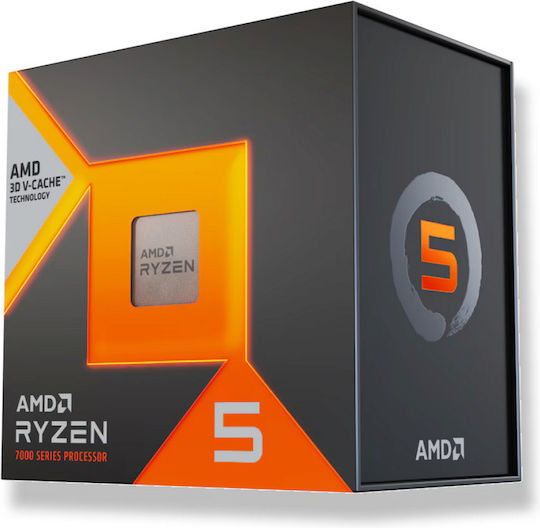 AMD Ryzen 5 7600X3D 4.1GHz Επεξεργαστής 6 Πυρήνων για Socket AM5 Tray