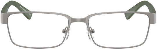 Armani Exchange Men's Metal Grey Prescription Eyeglass Frame AX1017 6045