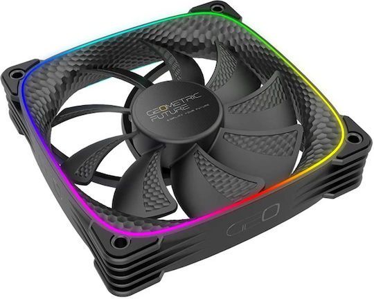 Geometric Future Squama Reverse Blade Case Fans 120mm (2000rpm / 57.67cfm) Without LEDs Connection 4-Pin PWM