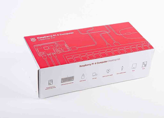 Raspberry Pi 4 Desktop Kit Barebone (Cortex-BCM2711 / 4GB DDR4)