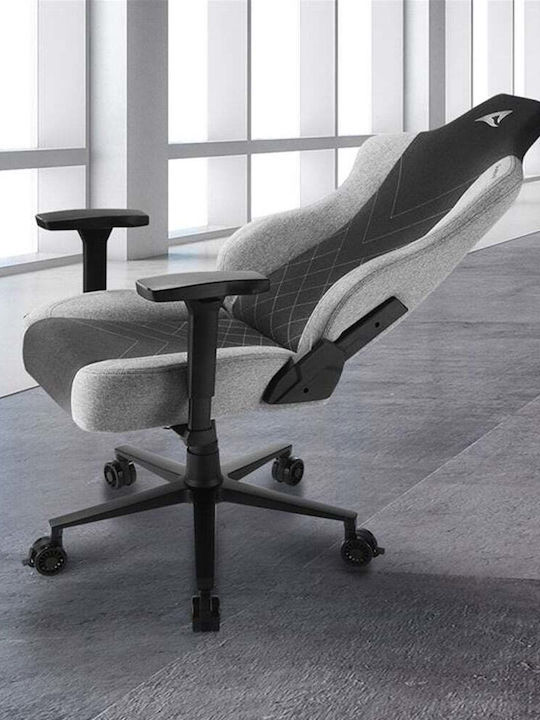 Sharkoon SKILLER SGS30 Fabric Artificial Leather Gaming Chair with Adjustable Arms Black/Grey