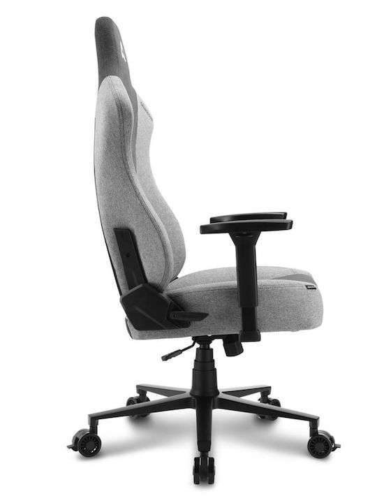 Sharkoon SKILLER SGS30 Fabric Artificial Leather Gaming Chair with Adjustable Arms Black/Grey