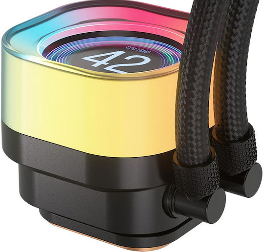 Corsair iCUE Link Titan RX RGB LCD Wasserkühlsysteme AIO CPU mit 2 Lüfterabmessung 120mm