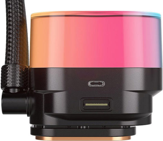 Corsair iCUE Link Titan RX RGB LCD Wasserkühlsysteme AIO CPU mit 2 Lüfterabmessung 120mm