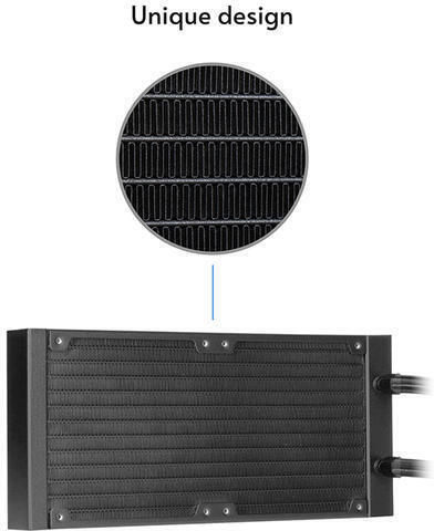Chieftec Iceberg 240 Water Cooling AIO CPU With 2 Fans 120mm And RGB Lighting