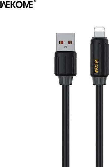 WK Wdc-27i USB-A zu Lightning Kabel 12W Schwarz 1m