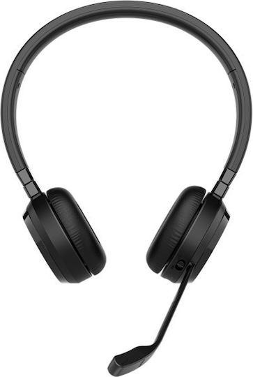Jabra Evolve 65 TE UC Stereo Безжични На ушите Мултимедийни слушалки с микрофон и връзка Bluetooth / USB-A в Черен цвят