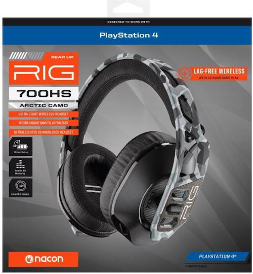 Plantronics RIG 700HS Ασύρματο Over Ear Gaming Headset με σύνδεση USB