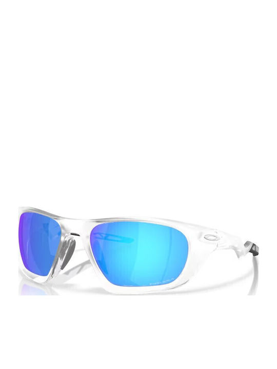 Oakley Prizm Sapphire Men's Sunglasses with Transparent Plastic Frame and Light Blue Lens OO9431-06