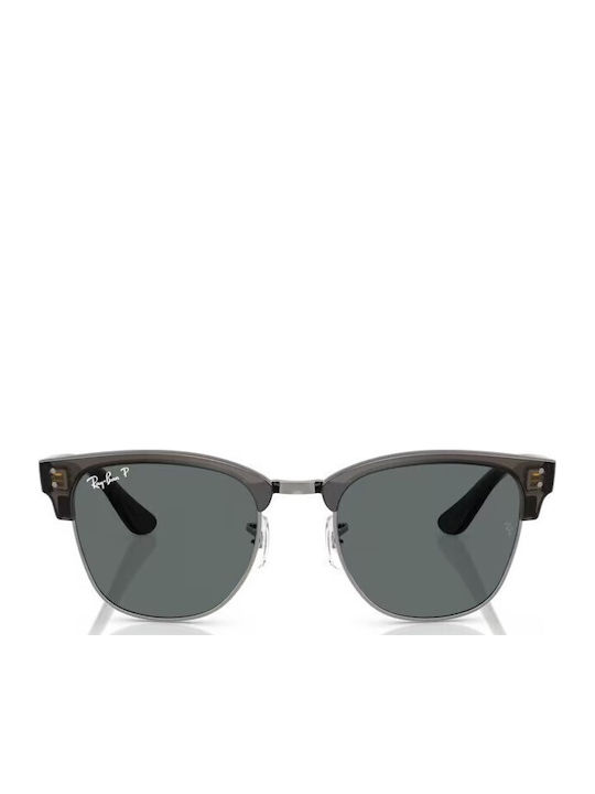 Ray Ban Clubmaster Γυαλιά Ηλίου Γκρι με Mixed Σκελετό Ray Ban Clubmaster Γυαλιά Ηλίου Γκρι με Mixed Σκελετό
