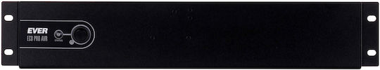 Ever ECO Pro 1000 AVR UPS Line-Interactive 1000VA 650W with 3 Schuko Power Plugs