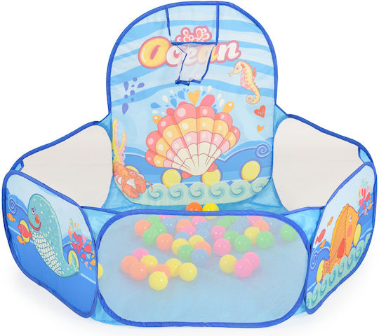 Moni Ball Pit with Basketball Hoop Multicolour for 6+ Months