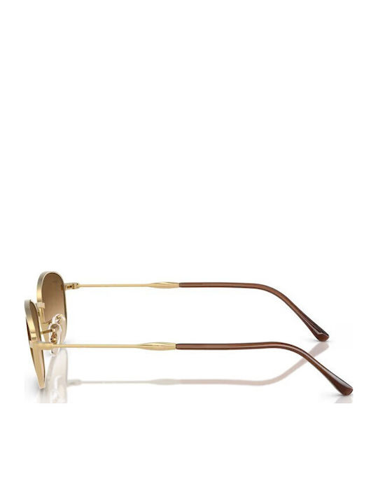 Ray Ban Unisex Ochelari de soare cu Auriu Cadru și Maro Degradati Lentilă