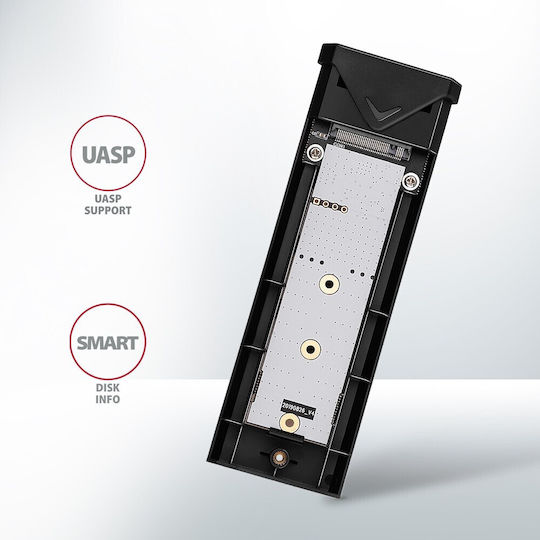 Axagon Θήκη για Σκληρό Δίσκο M.2 PCI Express NVME με σύνδεση Type-C