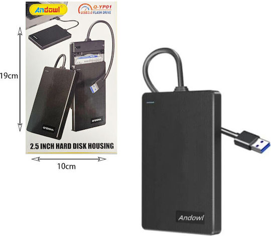 Usb3.0 Case for Hard Drive 2.5" SATA III with Connection USB 2.0