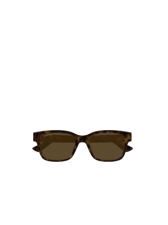 Gucci Sunglasses with Brown Tartaruga Plastic Frame and Brown Lens GG1716S 002