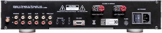 Simaudio Moon Ολοκληρωμένος Ενισχυτής Hi-Fi Stereo 100W/4Ω 50W/8Ω 250i V2 Ασημί