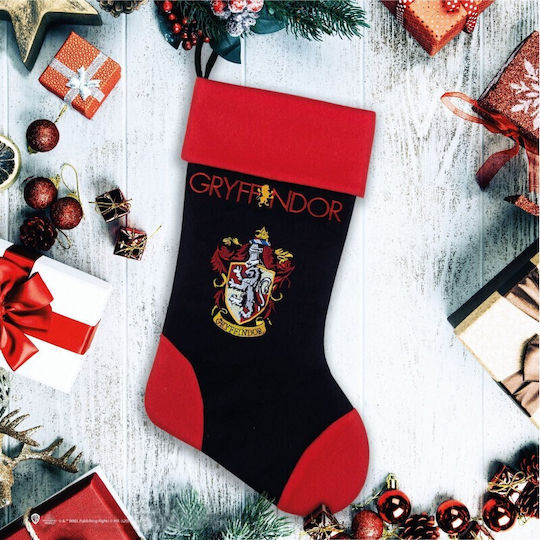 Christmas Decorative Sock Gryffindor 45cm Fabric M24xW24xH45cm Red