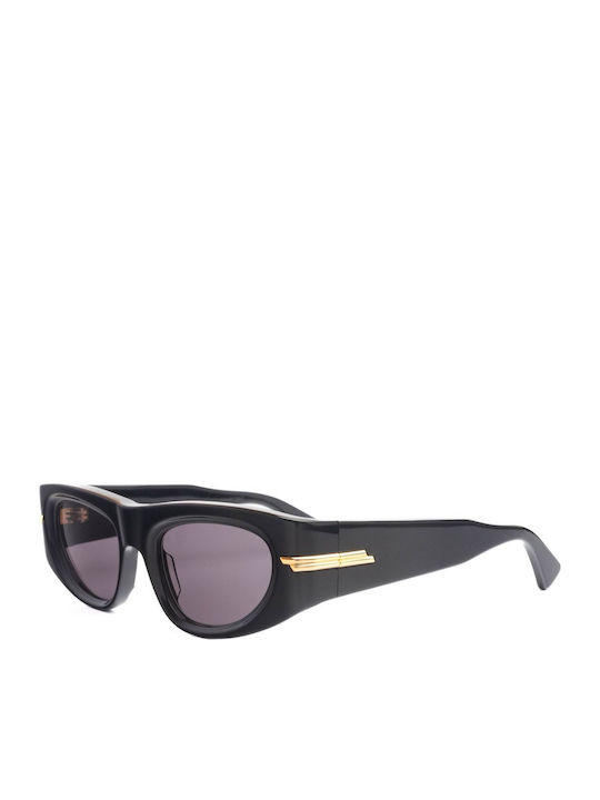 Bottega Veneta Unisex Sunglasses with Black Plastic Frame and Black Lens BV1144S 001