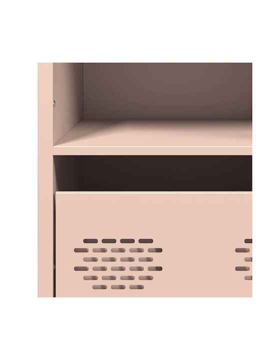 Βιβλιοθήκη Ροζ 68x39x103.5εκ.