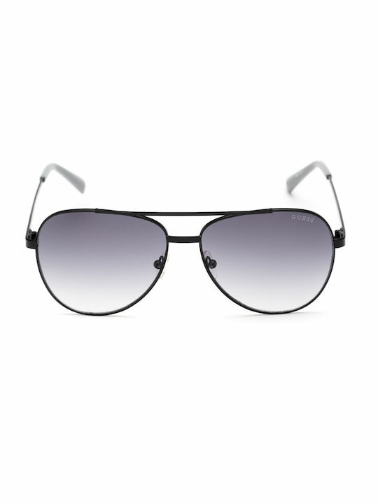 Guess Sunglasses with Black Metal Frame and Gray Gradient Lens GF5117 02B