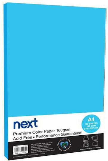 Blue Photocopy Card A4 160gsm 100 sheets