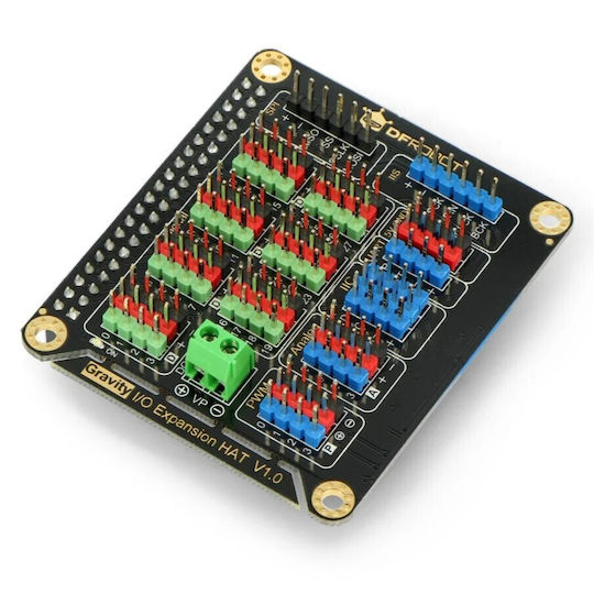 DFRobot IO Expansion HAT for Raspberry Pi 4B/3B+ (DFR0566)
