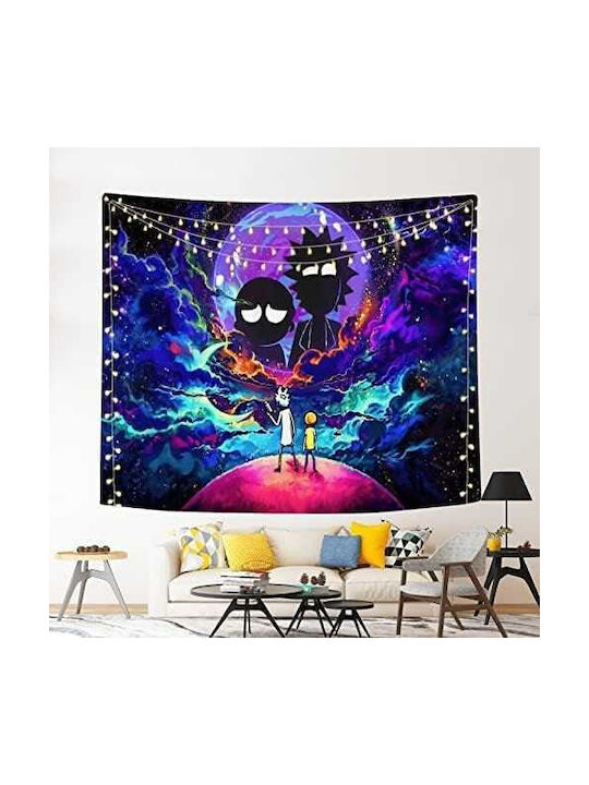 Stoff Wandteppich Rick Morty 200 x 150 cm