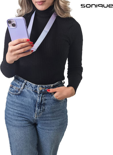 Silicone Case Strap Carryhang Sonique Xiaomi Xiaomi 14t Pro Lilac