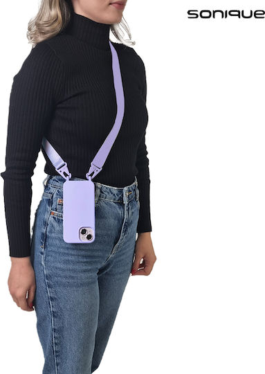 Silicone Case Strap Carryhang Sonique Xiaomi Xiaomi 14t Pro Lilac