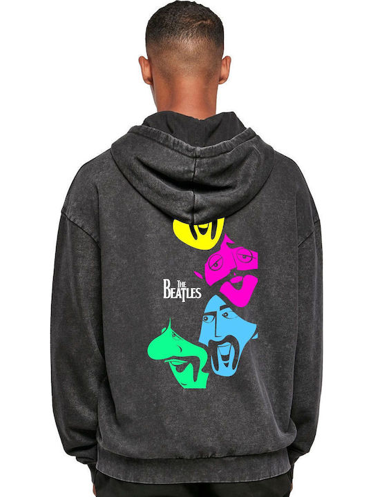 Oversized Premium Hoodie Beatles 1 Rock Avenue Black Oversized Premium Hoodie Beatles 1 Rock Avenue Black