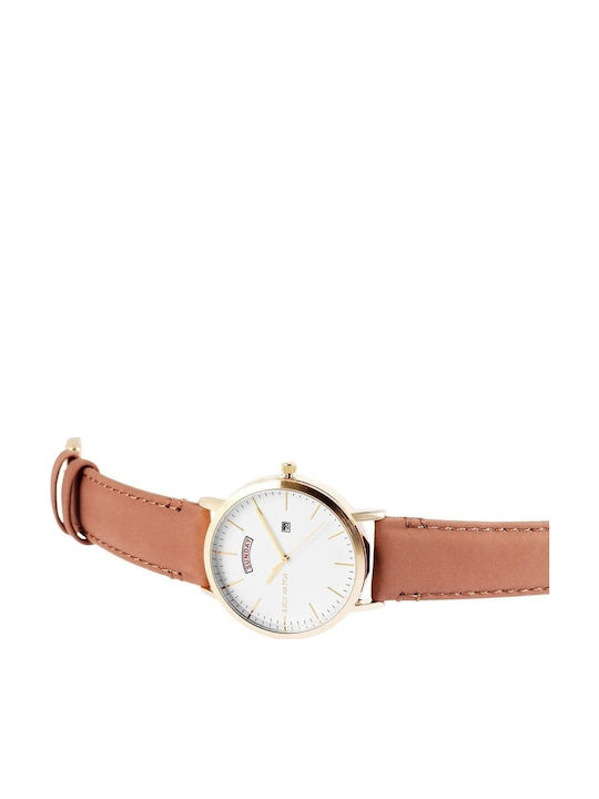 Just Watch Uhr Batterie mit Lederarmband