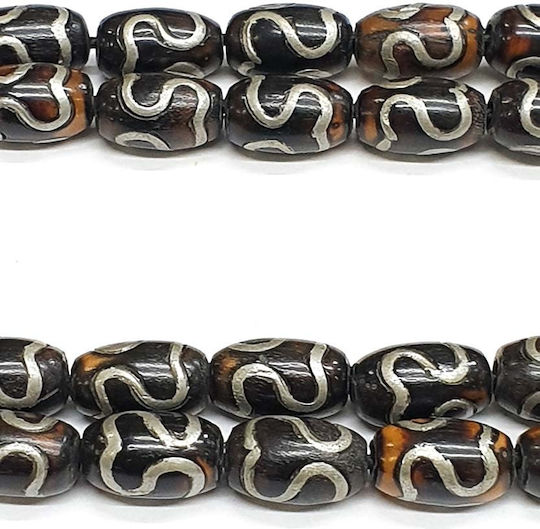 Roloi Komboloi Ebony Worry Beads Black 32cm