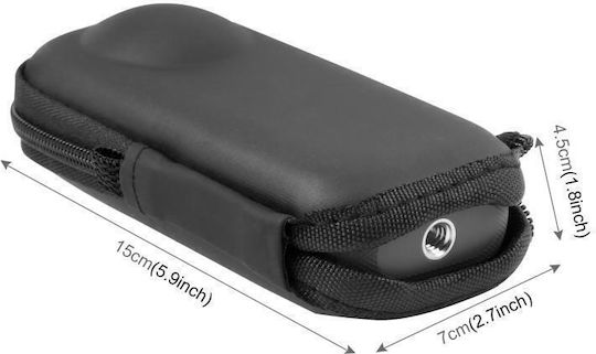 Insta360 X4 Puluz Camera Portable Case Box Storage Bag Μαύρη
