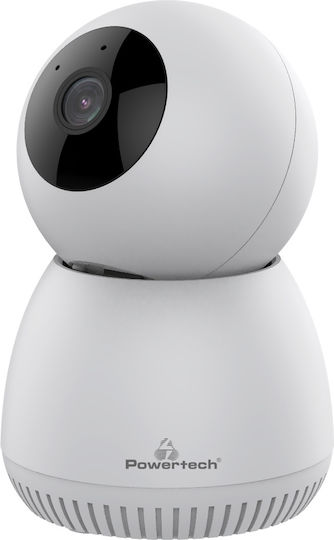 Powertech PT-1337 IP Surveillance Camera Wi-Fi Full HD+ 3MP with Two-Way Communication and Lens 4mm