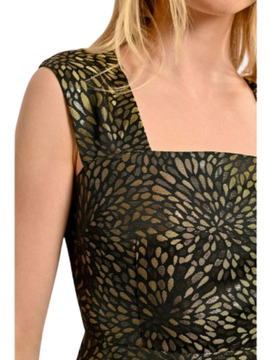 Ladies Woven Mini Φόρεμα Black