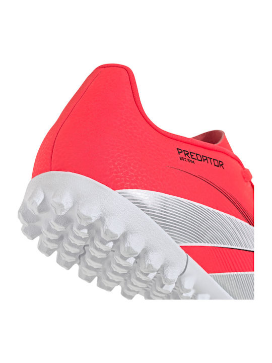 adidas Predator Club Football Shoes with Molded Cleats Red