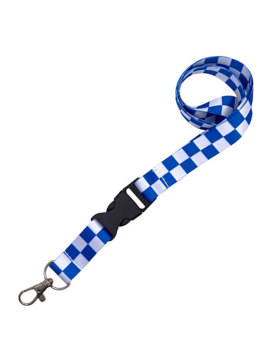 A-Lock Schlüsselanhänger Stoff Blau