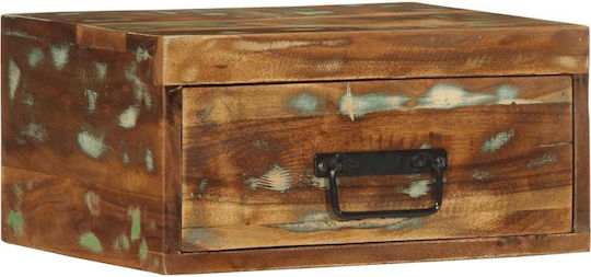 Κομοδίνα από Μασίφ Ξύλο Πολύχρωμα 2τμχ 40x30x19cm 4017456