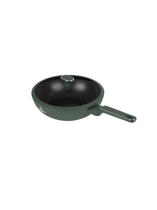 Berlinger Haus Aluminum Wok with Lid Non-Stick Interior Coating 28cm