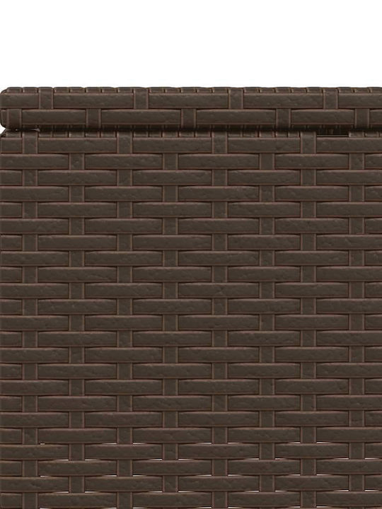 Градински и басейнови шезлонги Rattan с Кафява Възглавница 210x100x28см