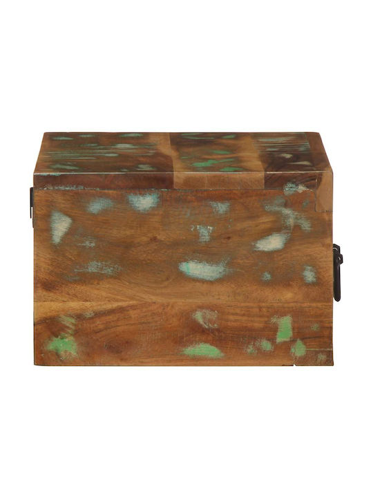 Κομοδίνα από Μασίφ Ξύλο Πολύχρωμα 2τμχ 40x30x19cm