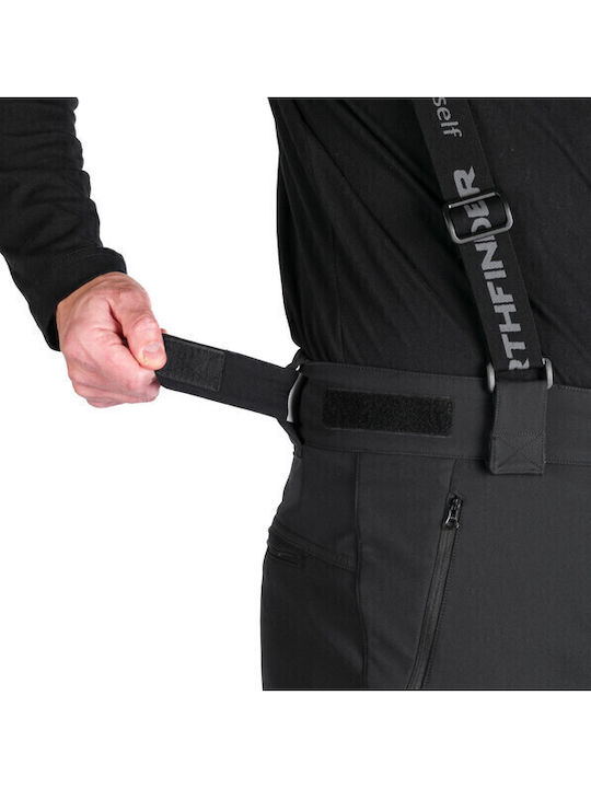 Northfinder NOF-NO-3974SNW-269_1 Ανδρικό Παντελόνι Σκι & Snowboard Soft Shell Μαύρο