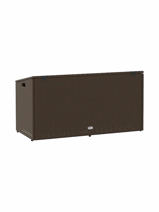 vidaXL Outdoor Storage Box Brown L110xW50xH58cm