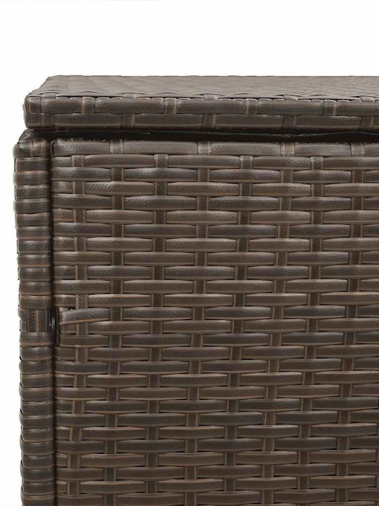 vidaXL Outdoor Storage Box Brown L110xW50xH58cm